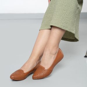 Sapatilha Bottero Casual Couro Caramelo Feminino