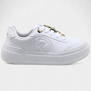 Tênis Kolosh Casual Apliques Feminino Branco