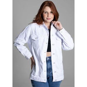 Jaqueta Sarja Sawary Feminina Branca