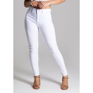 Calça Sarja Sawary Push Up Feminina Branca