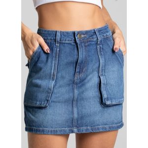 Saia Jeans Sawary Feminina