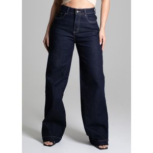 Calça Jeans Sawary Wide Leg Feminina