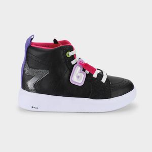 Abotinado Infantil Bibi Glam Preto