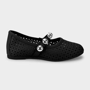 Sapatilha Infantil Bibi Ballerina Basic Preta
