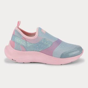 Tênis Infantil Bibi Action Rosa com Azul Claro