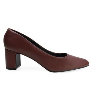 Sapato Feminino  Giovana Pash  Vinho
