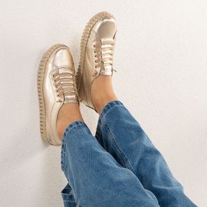 Tênis Feminino Casual Metalizado Bottero