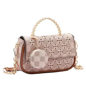 Bolsa Feminina Chenson Original New Cristal Mão Marrom