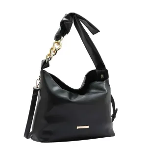 Bolsa Chenson Original Contemporâneo Hobo Feminino Preto