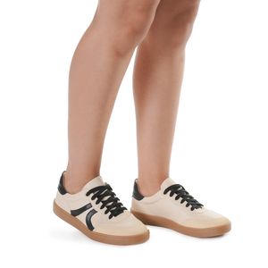 TÊNIS CASUAL FEMININO M.SHUZ CREME