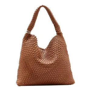Bolsa Feminina Chenson Original Tressê Elegance Hobo Marrom