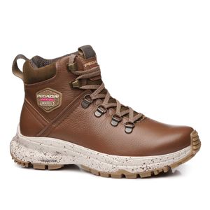 Bota Trekking em Couro Pegada Feminina Marrom