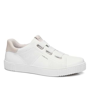 Tênis Casual em Couro Pegada Feminino Branco