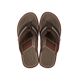 Chinelo de Dedo Cartago Lyon III Masculino Marrom