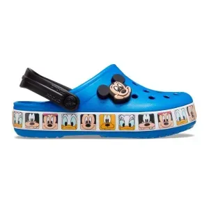 Babuche Crocs Fun Lab Mickey Band Clog Azul Infantil