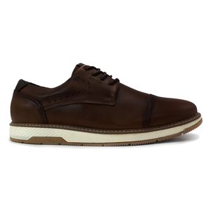 Sapato Ferracine Masculino de Couro Havana Wembley Marrom