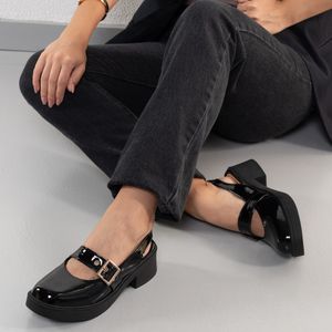 Sapato Mississipi Salto Grosso Feminino Preto
