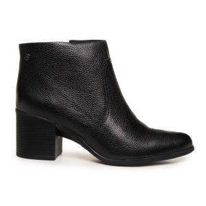 Bota Bottero Preta Cano Baixo Couro Burnish