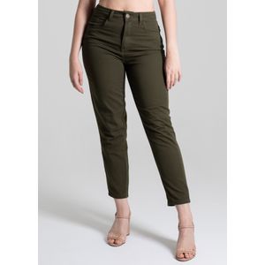 Calça Sarja Sawary Mom Feminina Verde