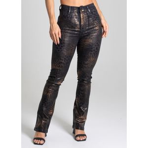 Calça Sarja Sawary Boot Cut Feminina Preta