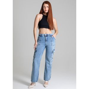 Calça Jeans Sawary Reta Feminina
