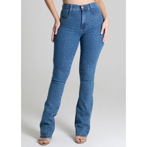 Calça Jeans Sawary Boot Cut Feminina