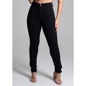 Calça Sarja Sawary Hot Pants Feminina Preta