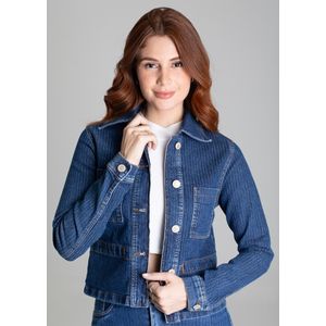 Jaqueta Jeans Sawary Feminina