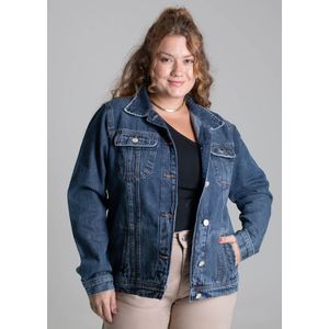 Jaqueta Jeans Sawary Plus Size Feminina
