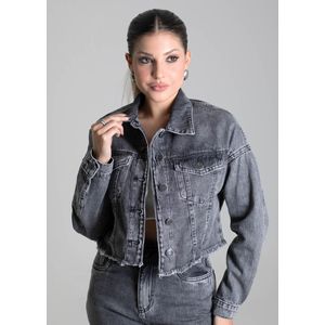 Jaqueta Sarja Sawary Feminina Preta