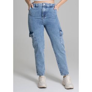 Calça Jeans Sawary Mom Feminina
