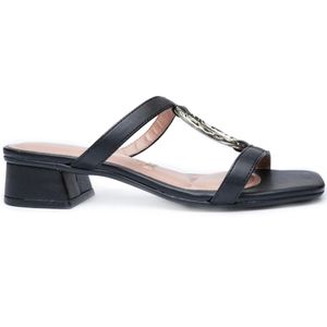 Tamanco Vizzano Salto Baixo Feminino Preto