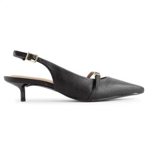 Scarpin Vizzano Fosco Salto Fino Feminino Preto