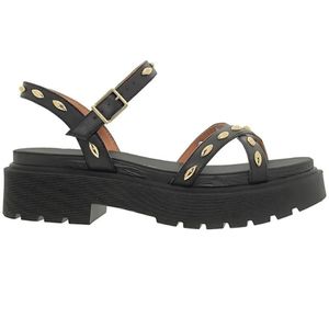 Sandália Vizzano Detalhes Flatform Feminina Preta
