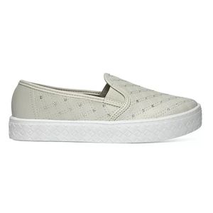 Slip On Moleca Casual Feminino Off White