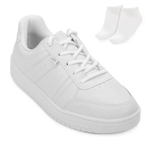 Tênis Casual e Meia Dakota Feminino Branco
