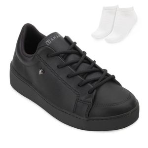 Tênis Casual e Meia Ramarim Feminino Preto