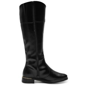 Bota Montaria Vizzano Cano Alto Feminina Preta