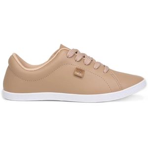 Tênis Casual  Beira Rio Básico Comfort Feminino Bege