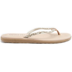 Tamanco Rasteiro Beira Rio Flatform Pedraria Feminino