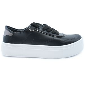 Tênis Casual Moleca Neo Metalizado Feminino Preto