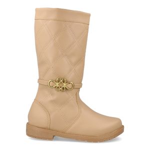 Bota Cano Longo Mshuz Infantil Bege