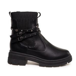 Bota Pink Cast Tratorada Infantil Preta
