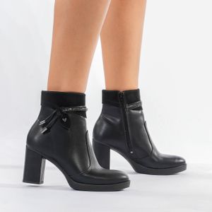 Bota Mississipi Ankle Boot Strass Feminina Preta