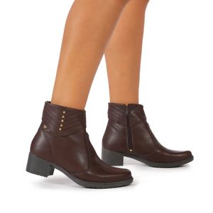 Bota Mississipi Ankle Boot Feminino Marrom