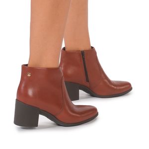 Bota Cano  Curto Bottero Feminina Marrom