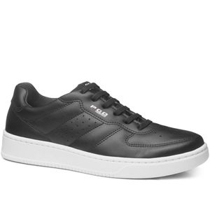 Tênis Casual Pegada em Microfibra Masculino Preto