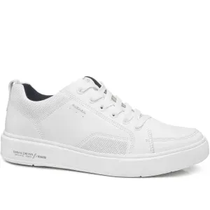 Tênis Casual Pegada Masculino Couro Branco Flow