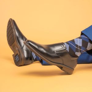 Sapato Social em Couro Pegada Masculino Preto