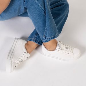 Tênis Casual Via Marte Feminino Branco
